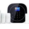 Smart Life WiFi GSM Security Alarm System for Home Shop Office with Motion Sensor | Door Window Sensor | Remote & Mobile Controlled Security System Model: ZX-G12