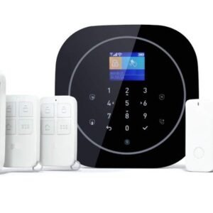 Smart Life WiFi GSM Security Alarm System for Home Shop Office with Motion Sensor | Door Window Sensor | Remote & Mobile Controlled Security System Model: ZX-G12