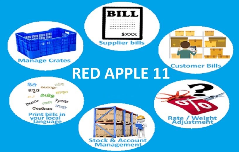 How to Download, Install and Integrate Red Apple 11 Sabji Mandi Adhati Commission Agent ERP Software